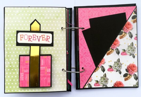 Happy Birthday Handmade Scrapbook Gift - D1 image Happy Birthday Handmade Scrapbook Gift - D1 image