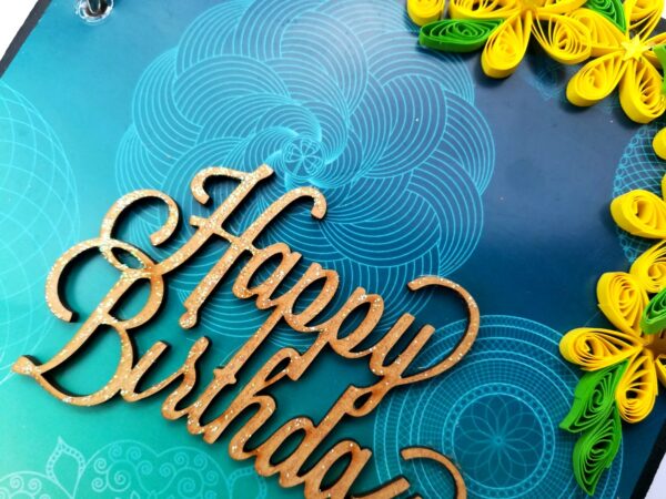 Happy Birthday Handmade Scrapbook Gift - D1 image Happy Birthday Handmade Scrapbook Gift - D1 image