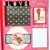 Sparkling Big Large Love Greeting Card Mini Scrapbook image