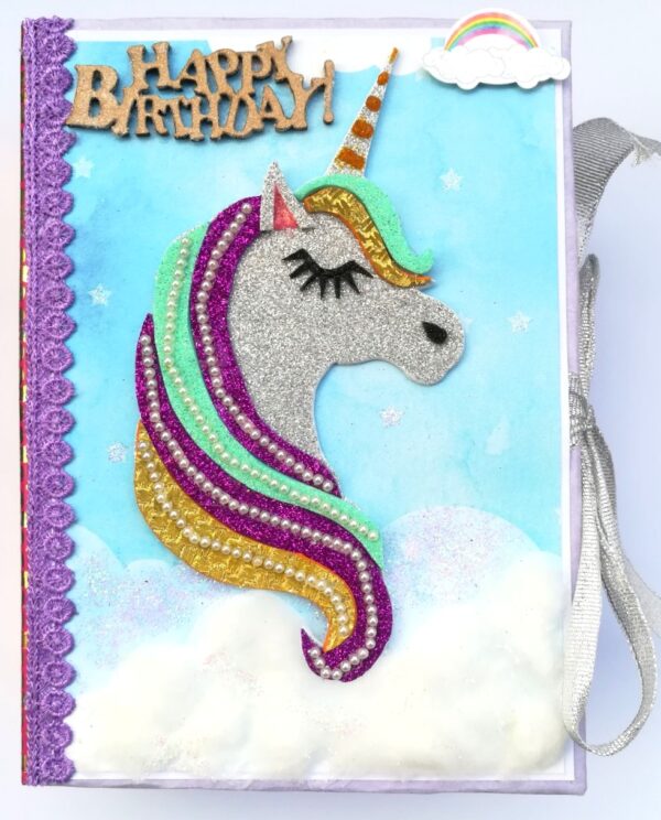Sparkling Unicorn Birthday Scrapbook image Sparkling Unicorn Birthday Scrapbook image