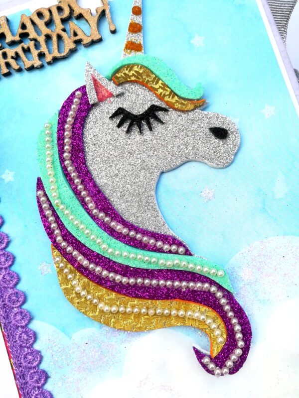 Sparkling Unicorn Birthday Scrapbook image Sparkling Unicorn Birthday Scrapbook image