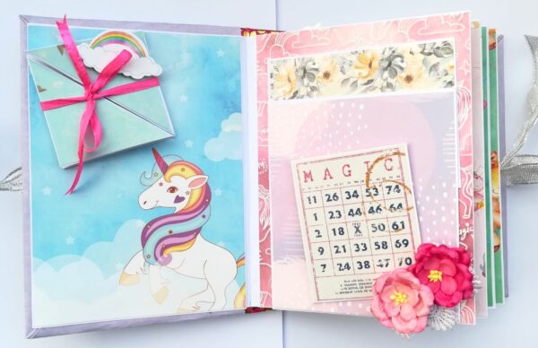 Sparkling Unicorn Birthday Scrapbook image Sparkling Unicorn Birthday Scrapbook image