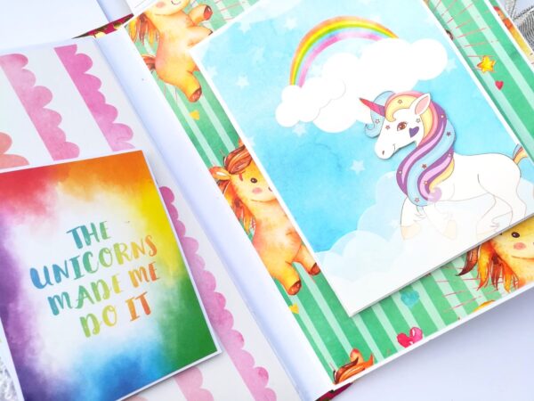 Sparkling Unicorn Birthday Scrapbook image Sparkling Unicorn Birthday Scrapbook image