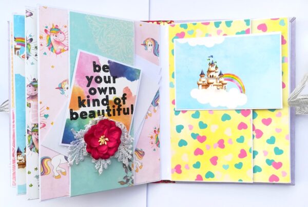 Sparkling Unicorn Birthday Scrapbook image Sparkling Unicorn Birthday Scrapbook image