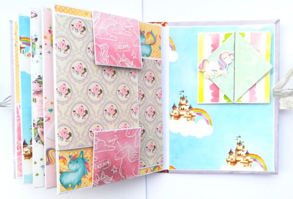 Sparkling Unicorn Birthday Scrapbook image Sparkling Unicorn Birthday Scrapbook image