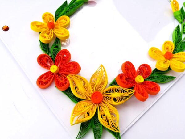 Yellow Themed Photo Frame Greeting Card image Yellow Themed Photo Frame Greeting Card image