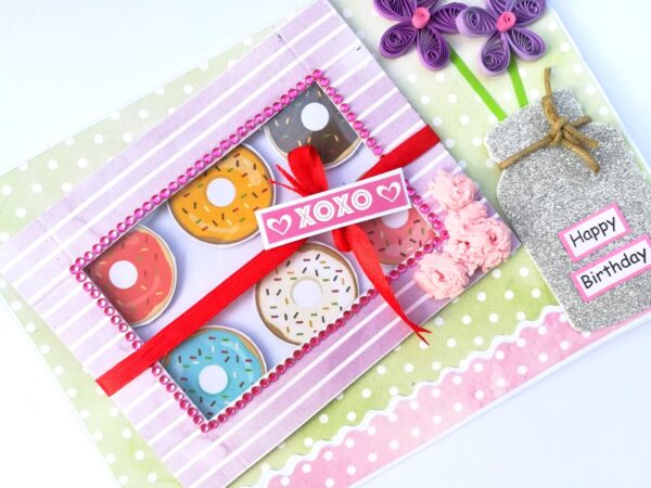 A Gift of Donuts Greeting Card image A Gift of Donuts Greeting Card image