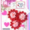 Sparkling Quilled Flowers 2 Fold Love Mini Scrapbook image Sparkling Quilled Flowers 2 Fold Love Mini Scrapbook image