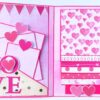 Sparkling Quilled Flowers 2 Fold Love Mini Scrapbook image Sparkling Quilled Flowers 2 Fold Love Mini Scrapbook image