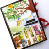 Happy Birthday Kids Themed Colorful Scrapbook image