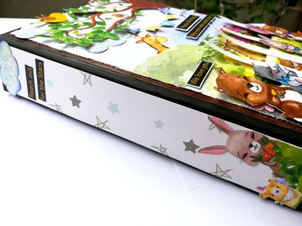 Happy Birthday Kids Themed Colorful Scrapbook image