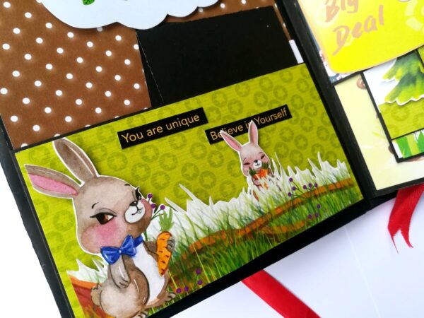 Happy Birthday Kids Themed Colorful Scrapbook image