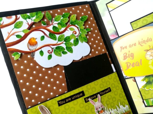 Happy Birthday Kids Themed Colorful Scrapbook image