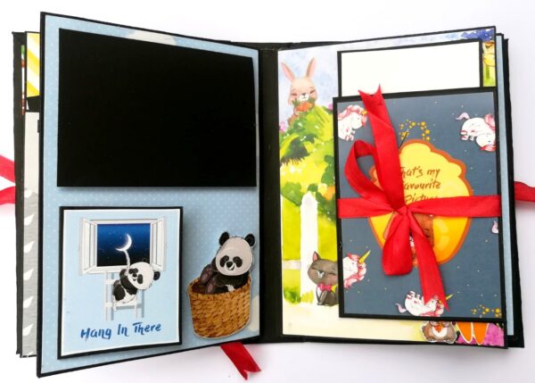 Happy Birthday Kids Themed Colorful Scrapbook image