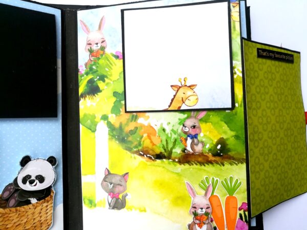 Happy Birthday Kids Themed Colorful Scrapbook image