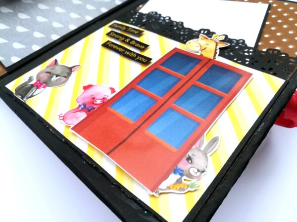 Happy Birthday Kids Themed Colorful Scrapbook image