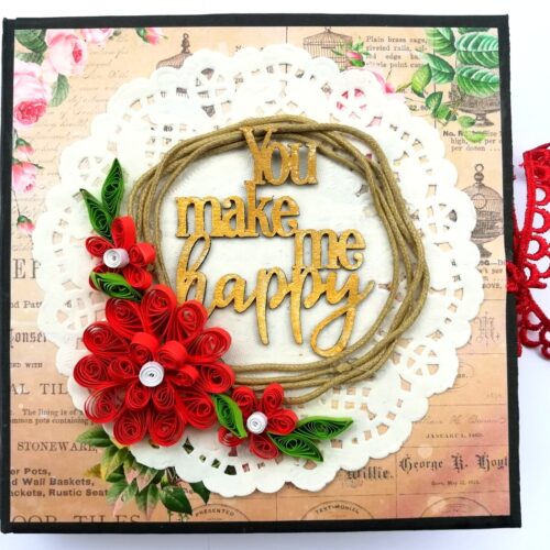 Love Theme Quilled Scrapbook image