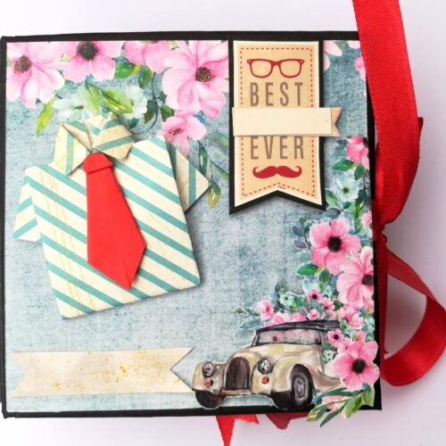 Male Themed Pocket Mini Scrapbook - M1 image