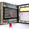 Male Themed Pocket Mini Scrapbook - M2 image Male Themed Pocket Mini Scrapbook - M2 image