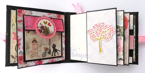 Love Themed Pocket Mini Scrapbook - LM1 image Love Themed Pocket Mini Scrapbook - LM1 image