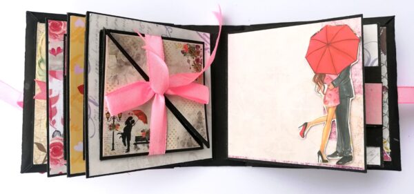 Love Themed Pocket Mini Scrapbook - LM1 image Love Themed Pocket Mini Scrapbook - LM1 image