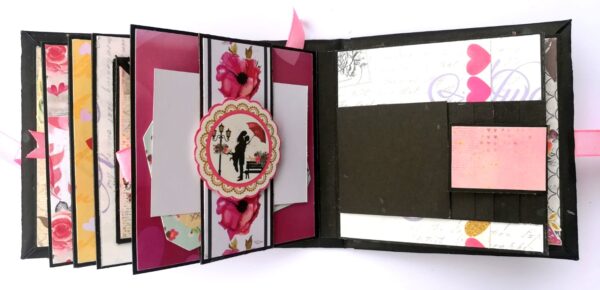 Love Themed Pocket Mini Scrapbook - LM1 image Love Themed Pocket Mini Scrapbook - LM1 image