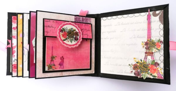 Love Themed Pocket Mini Scrapbook - LM1 image Love Themed Pocket Mini Scrapbook - LM1 image