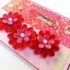 Love Themed Red Quilled Flowers Greeting card image Love Themed Red Quilled Flowers Greeting card image
