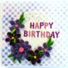 Sparkling Purple Quilled Mini Zigzag Scrapbook - D2 image Sparkling Purple Quilled Mini Zigzag Scrapbook - D2 image