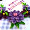 Sparkling Purple Quilled Mini Zigzag Scrapbook - D2 image Sparkling Purple Quilled Mini Zigzag Scrapbook - D2 image