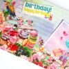 Sparkling Multicolored Birthday Mini Scrapbook C1 image Sparkling Multicolored Birthday Mini Scrapbook C1 image