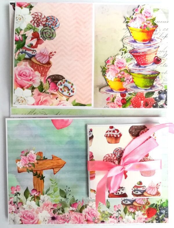 Sparkling Multicolored Birthday Mini Scrapbook C1 image Sparkling Multicolored Birthday Mini Scrapbook C1 image