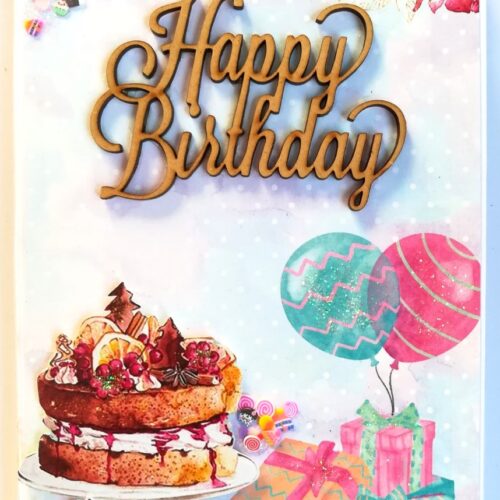 Sparkling Birthday Mini Scrapbook - D2 image
