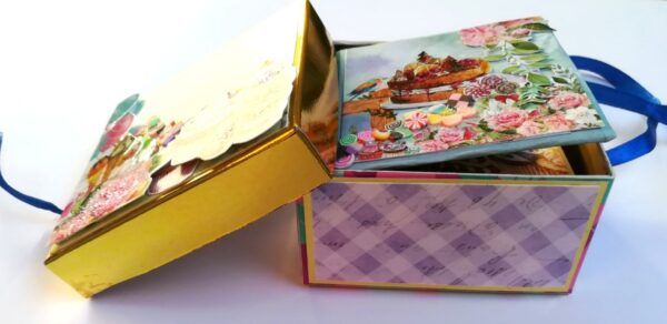 Love/Birthday Miniature Scrapbook Gift box image Love/Birthday Miniature Scrapbook Gift box image