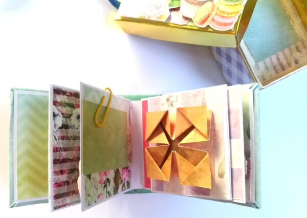Love/Birthday Miniature Scrapbook Gift box image Love/Birthday Miniature Scrapbook Gift box image