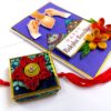 Pop Up Photo Handmade Quilled Rakhi Combo image Pop Up Photo Handmade Quilled Rakhi Combo image