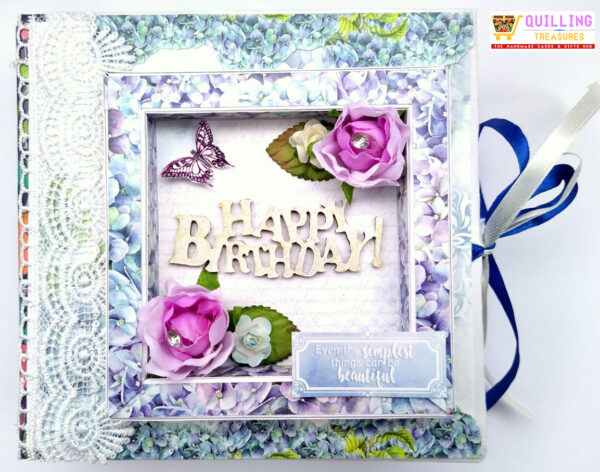 Birthday Scrapbook - Blue themed image Birthday Scrapbook - Blue themed image