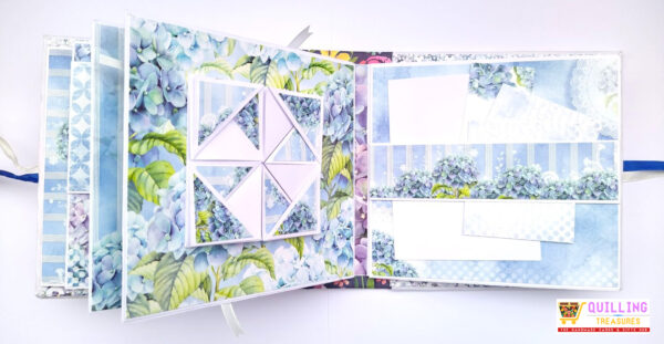 Birthday Scrapbook - Blue themed image Birthday Scrapbook - Blue themed image