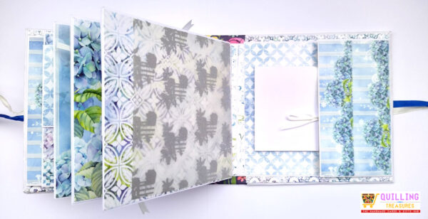 Birthday Scrapbook - Blue themed image Birthday Scrapbook - Blue themed image