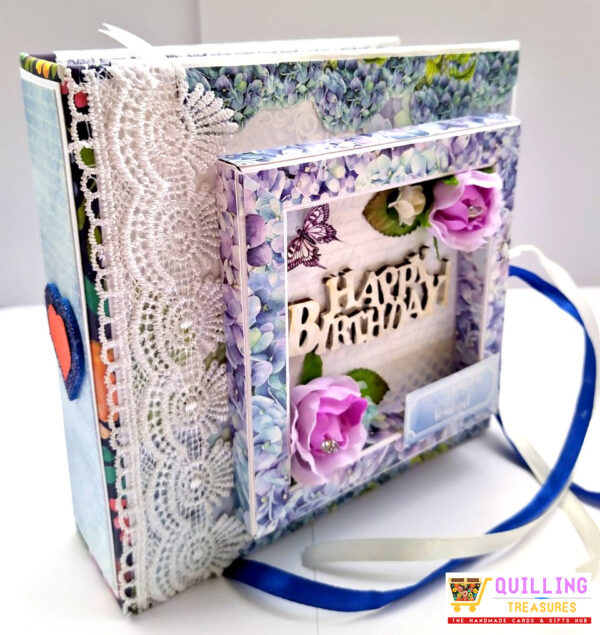 Birthday Scrapbook - Blue themed image Birthday Scrapbook - Blue themed image