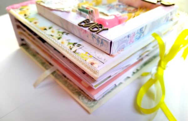Sparkling Unisex Baby Scrapbook image Sparkling Unisex Baby Scrapbook image