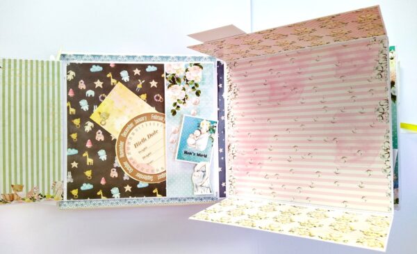 Sparkling Unisex Baby Scrapbook image Sparkling Unisex Baby Scrapbook image