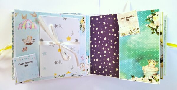 Sparkling Unisex Baby Scrapbook image Sparkling Unisex Baby Scrapbook image