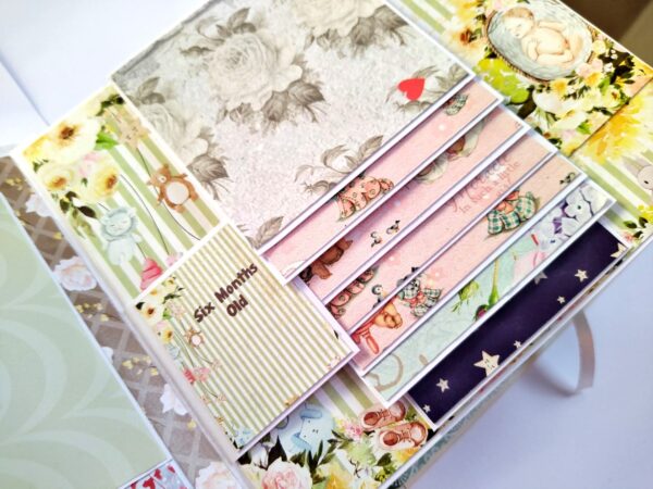 Sparkling Unisex Baby Scrapbook image Sparkling Unisex Baby Scrapbook image