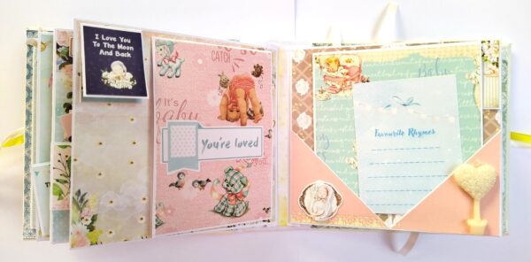 Sparkling Unisex Baby Scrapbook image Sparkling Unisex Baby Scrapbook image