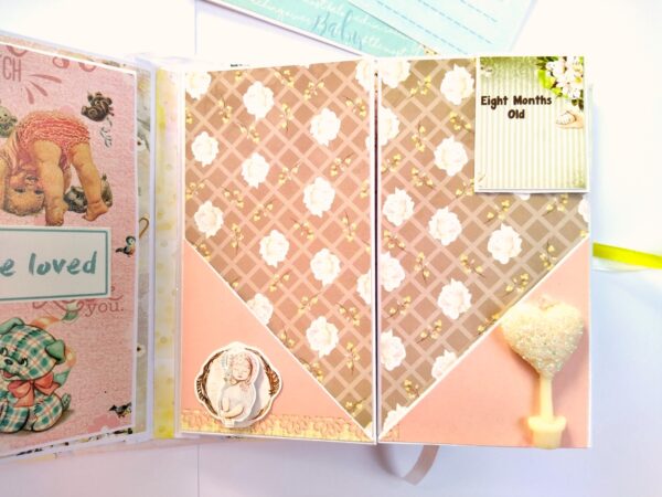Sparkling Unisex Baby Scrapbook image Sparkling Unisex Baby Scrapbook image