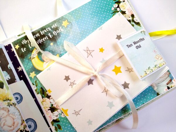 Sparkling Unisex Baby Scrapbook image Sparkling Unisex Baby Scrapbook image