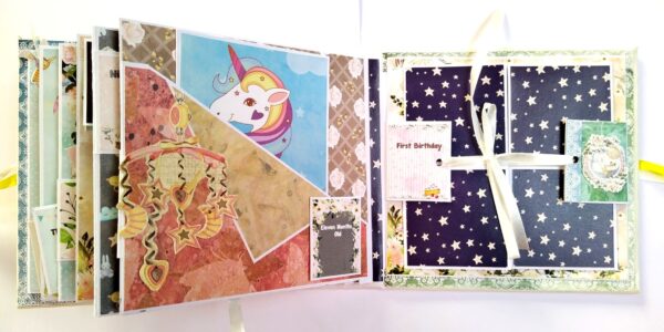 Sparkling Unisex Baby Scrapbook image Sparkling Unisex Baby Scrapbook image