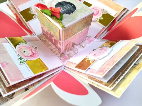 Love and Birthday Red Explosion Box image Love and Birthday Red Explosion Box image