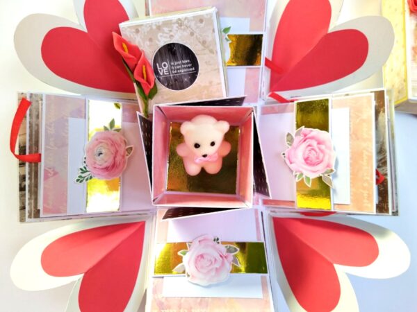 Love and Birthday Red Explosion Box image Love and Birthday Red Explosion Box image